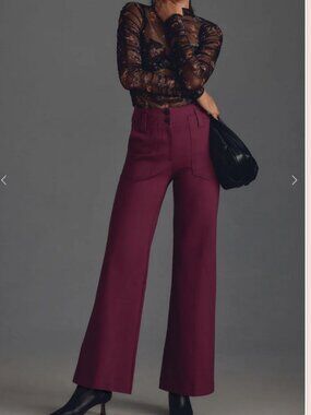 Anthropologie Maeve Naomi Wide Leg Pants Size 2